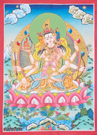 Namgyalma Thangka  serves as a focal point for meditation, visualization, and devotion.