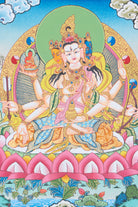 Namgyalma Thangka serves as a focal point for meditation, visualization, and devotion.