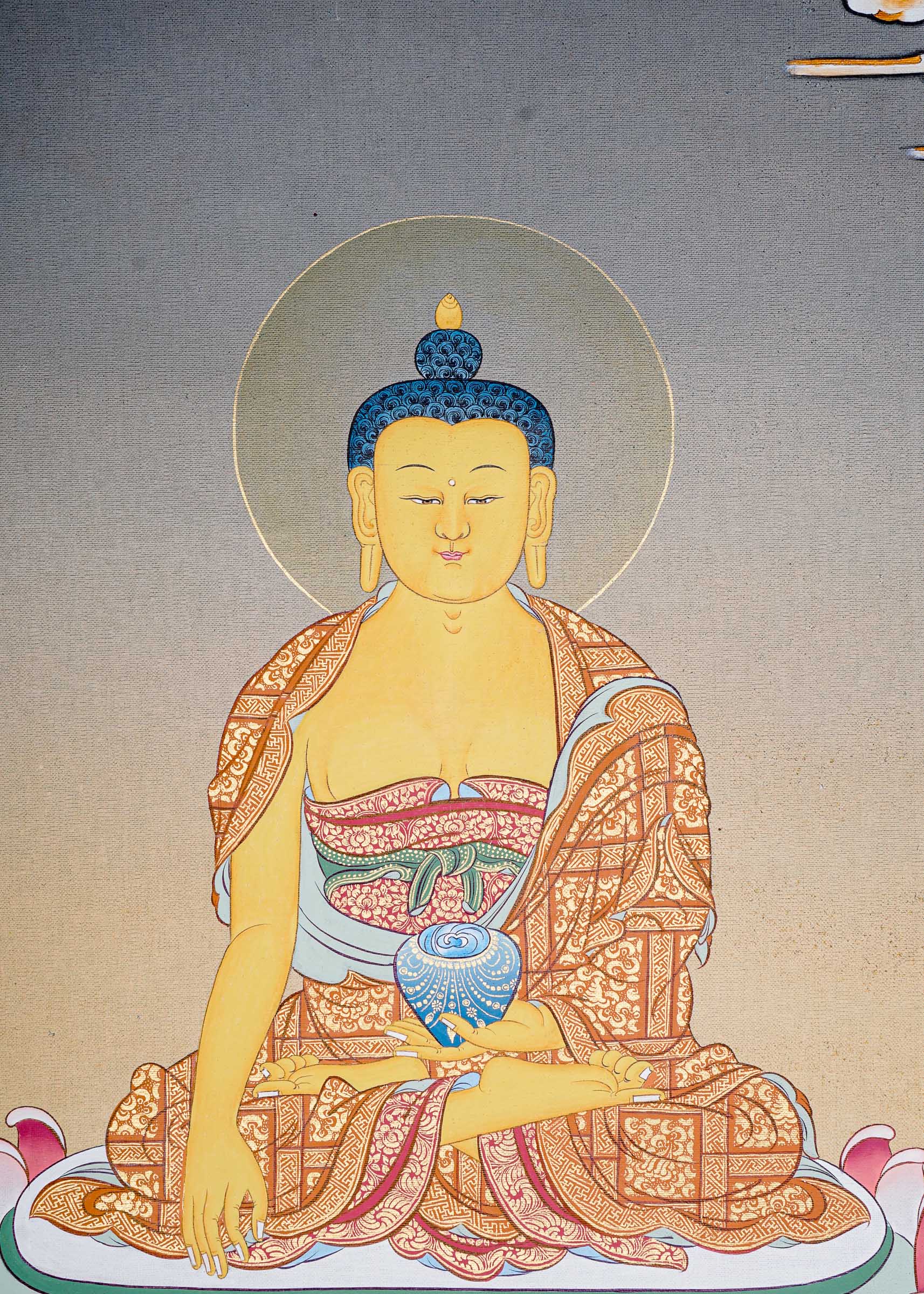 Thangka Painting of Shakyamuni Buddha - Lucky Thanka