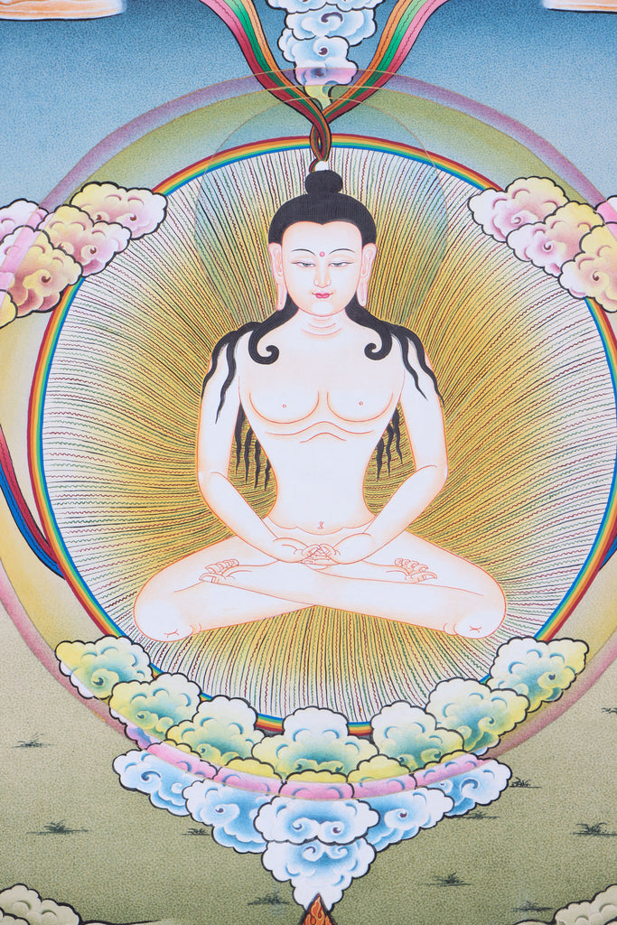 Vairochana Buddha Thangka for purity ,wisdom and compassion.