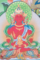White Tara Female Deity Thangka - Lucky Thanka