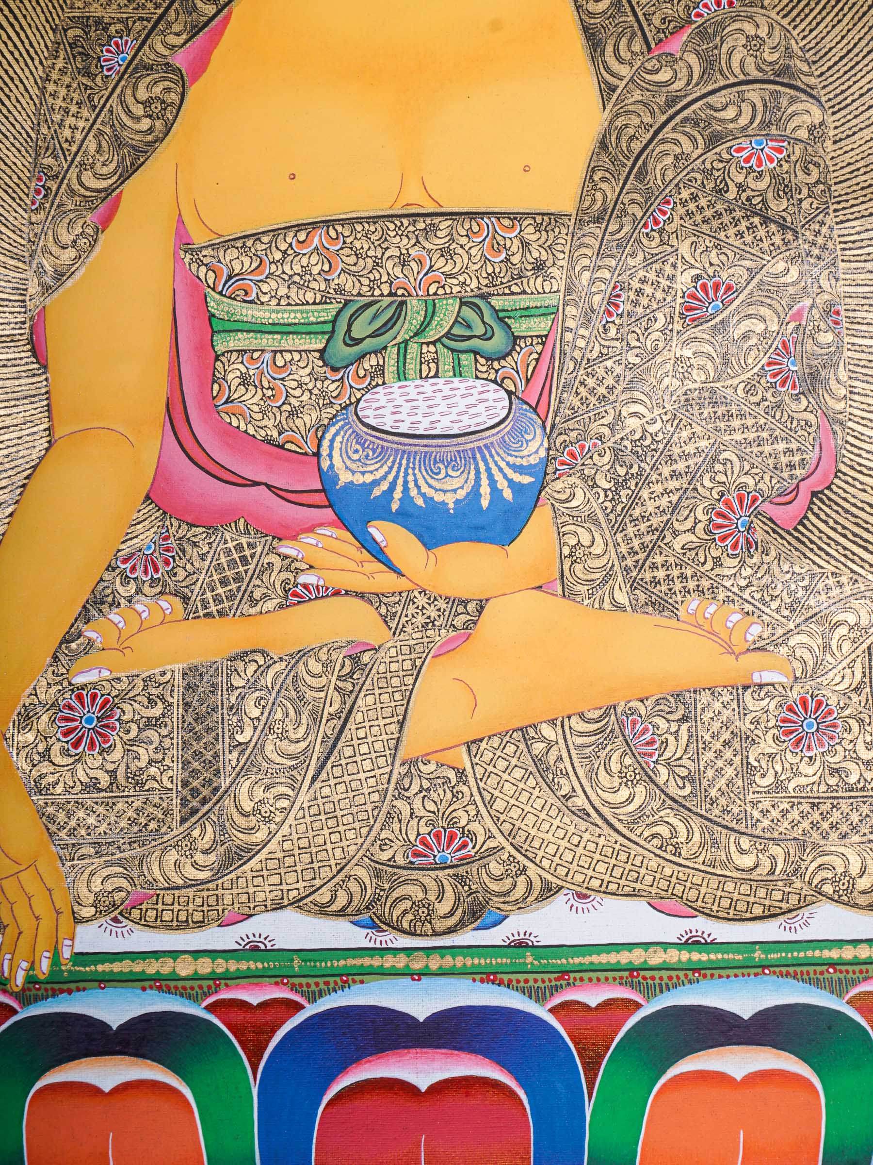 Shakyamuni Buddha Thangka Painting