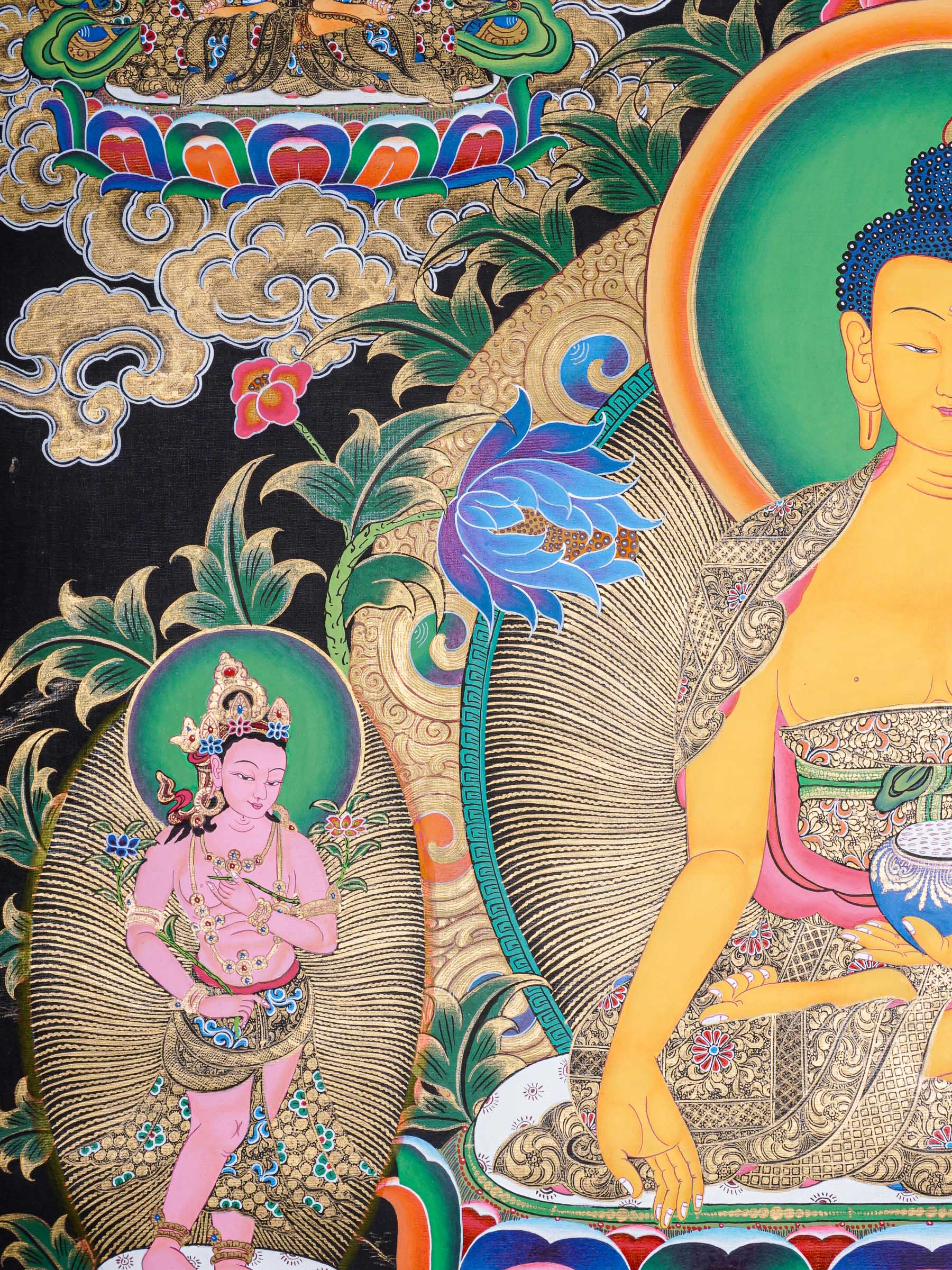 Shakyamuni Buddha Thangka Painting