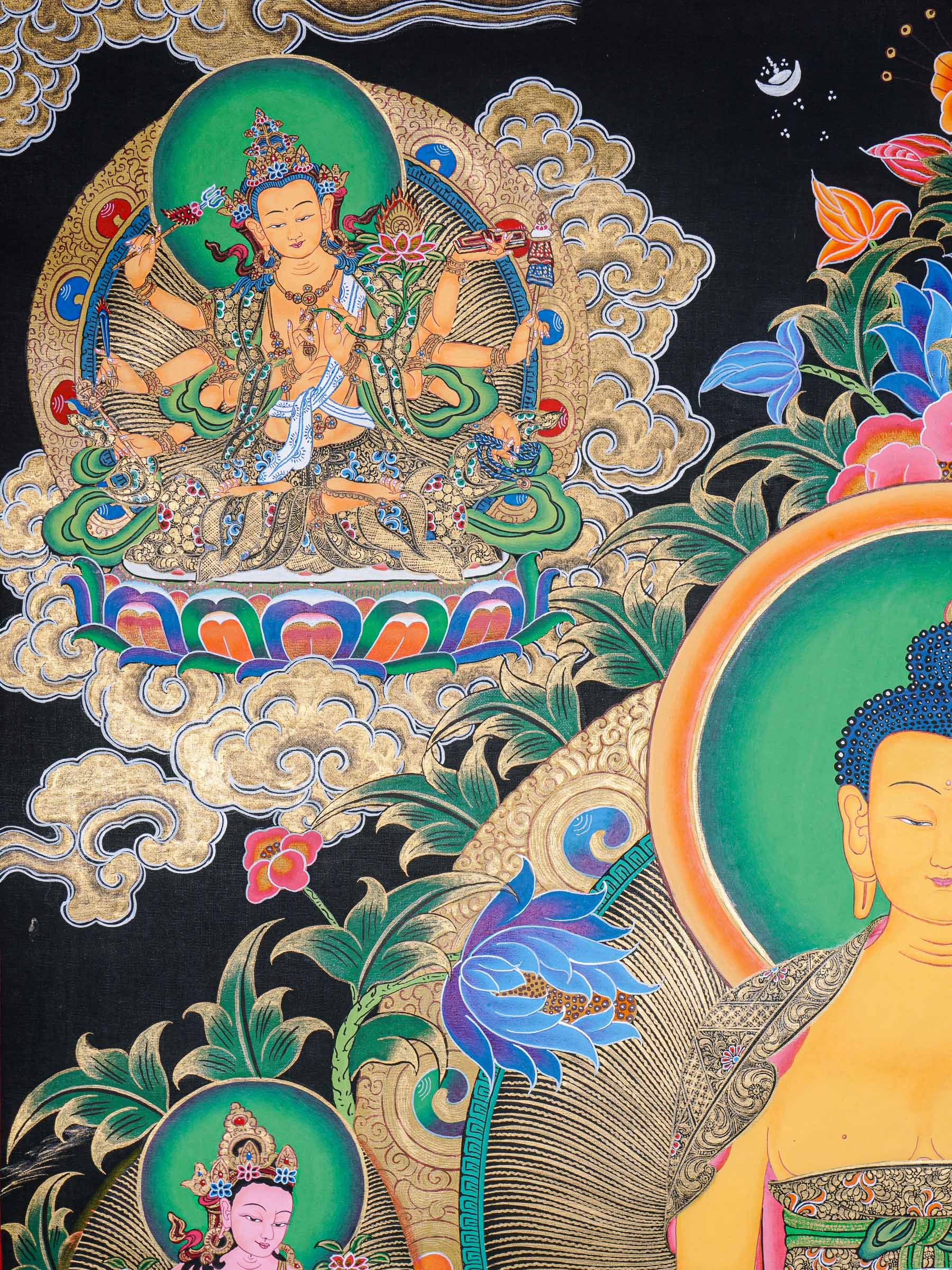 Shakyamuni Buddha Thangka Painting