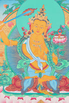 Manjushri Thangka for meditation and prayer.