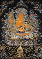 Manjushri Thangka – Sacred Tibetan Art