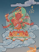 Manjushri Thangka - Handpainted Tibetan Art