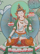 Manjushri Thangka - Handpainted Tibetan Art