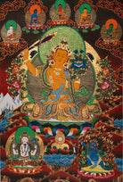 Manjushri Thangka - Tibetan sacred Painting 