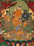 Manjushri Thangka Painting - Sacred Art