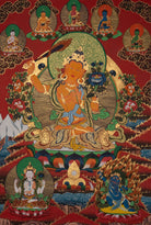 Manjushri Thangka Painting - Sacred Art