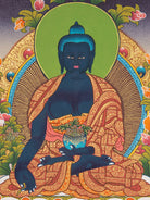 Medicine Buddha Thangka Painting