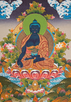 Medicine Buddha Thangka Painting