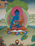 Medicine Buddha Thangka Painting 
