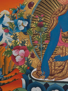 Healing Buddha Thangka - Sacred Painting 
