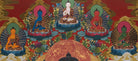 Healing Buddha Thangka - Sacred Painting 