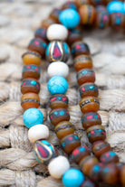 Mixed Bead Turquoise Mala