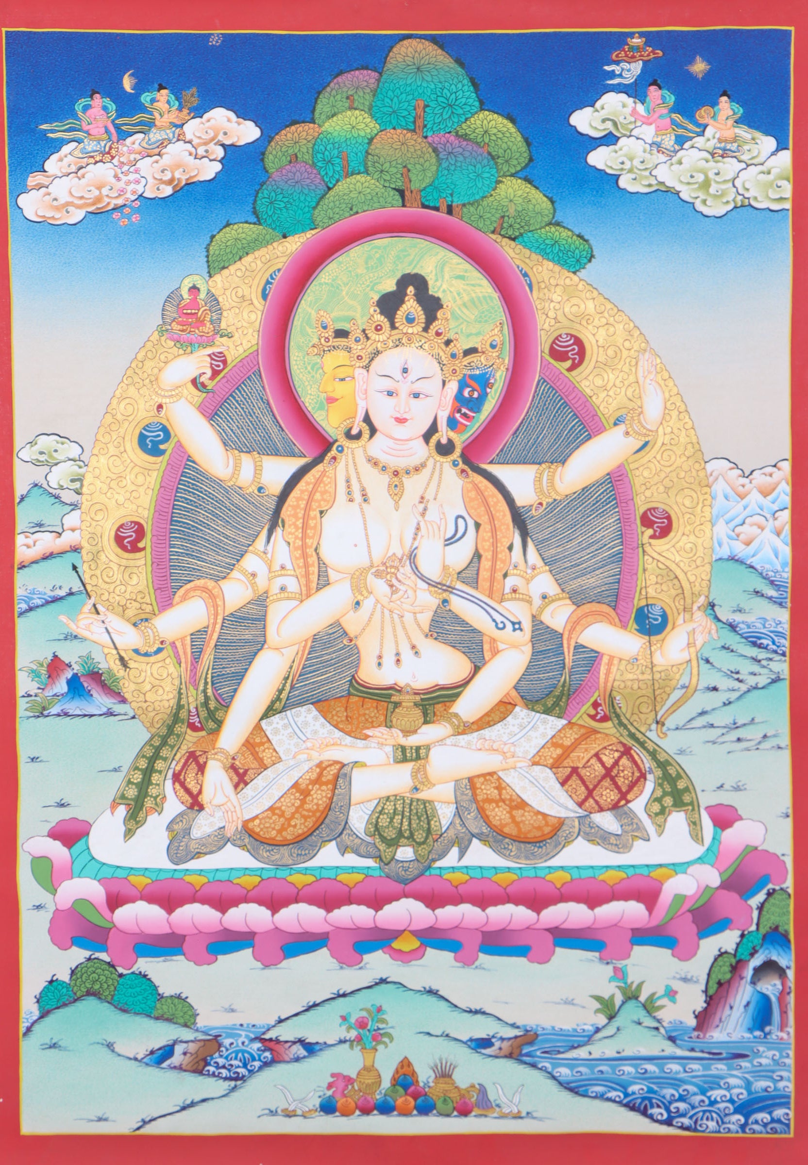Namgyalma Thangka for meditation and prayer. 