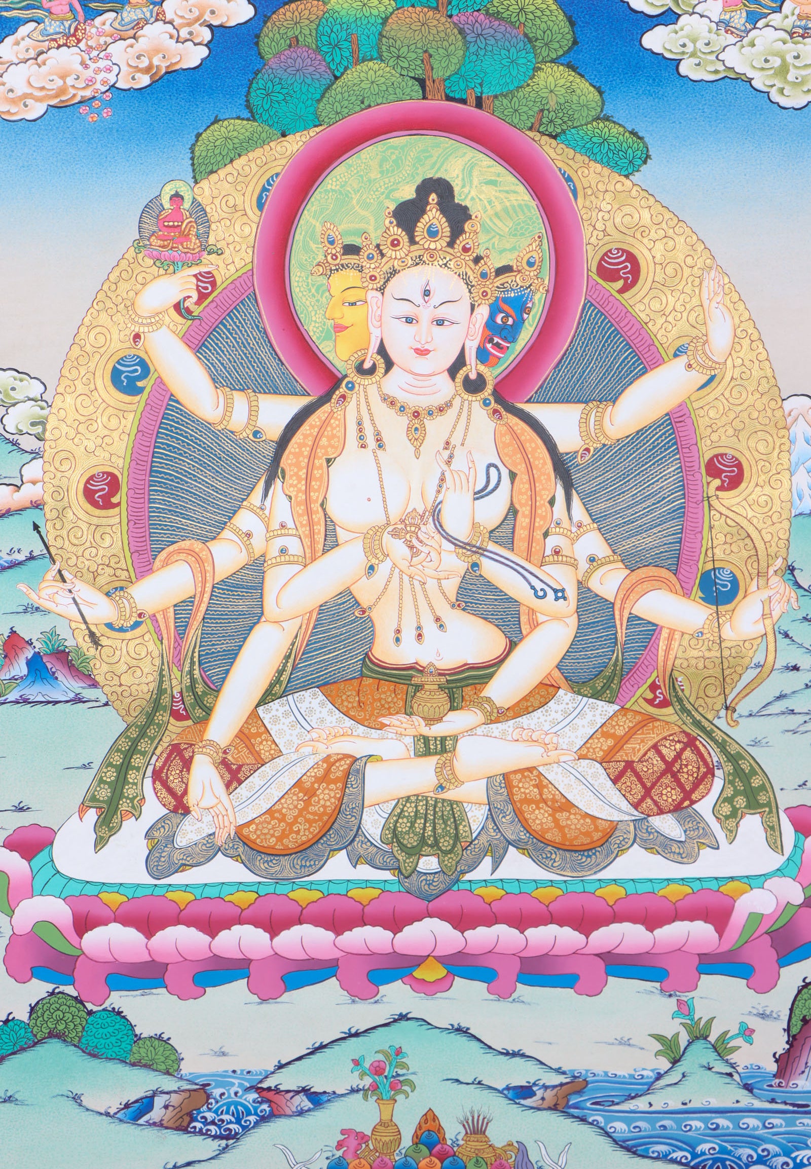 Namgyalma Thangka for meditation and prayer.