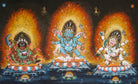 The Three Form of Mahakala- Newari Paudbha Art, Two hand, four hand and six hand Mahakala 