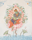 Green Tara - Newari Thangka Painting