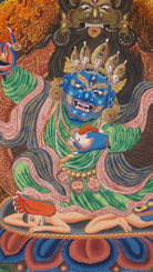 Mahakala Thangka Painting - Handpainted Art
