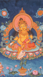 Zambala Thangka Art- Hand painted Art