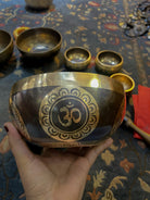 Om Singing Bowl - Tibetan Handmade Bowl