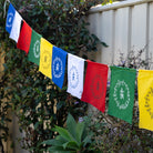 Tibetan Lungta wall hanging OM prayer flag