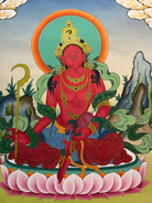 Red Tara Thangka - Tibetan Painting