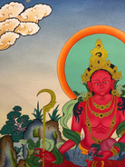 Red Tara Thangka - Tibetan Painting