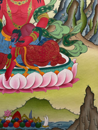 Red Tara Thangka - Tibetan Painting