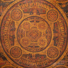 Antique Buddha Mandala Thangka  - Sacred Tibetan Painting