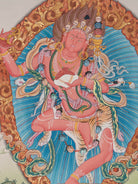 White Tara Thangka - Tibetan Hand-Painted art