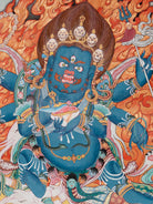 Six-Armed Mahakala Thangka - Handpainted Tibetan Art