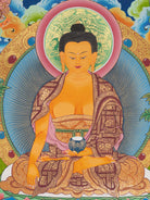 Shakyamuni Buddha Thangka – Sacred Enlightenment Art