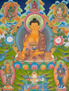 Shakyamuni Buddha Thangka – Sacred Enlightenment Art