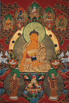 Sacred Shakyamuni Buddha Thangka - Tibetan Artwork