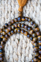 Tiger Eye mala for meditation.