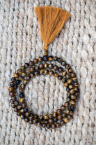 Tiger Eye mala for meditation.