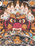 Handpainted Wheel of Life Thangka