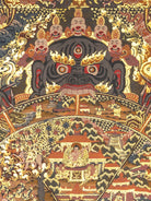 Antique Bhavachakra Thangka - Tibetan Art 