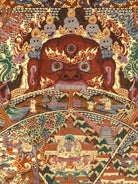 Bhavachakra Thangka - Antique Artwork