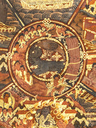 Antique Wheel of Life Thangka - Handpainted Tibetan Art