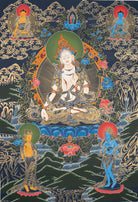 White Tara Thangka - Sacred Tibetan Art
