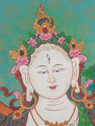 White Tara Thangka - Sacred Tibetan Art