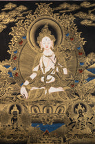 Tibetan White Tara - Sacred Painting 