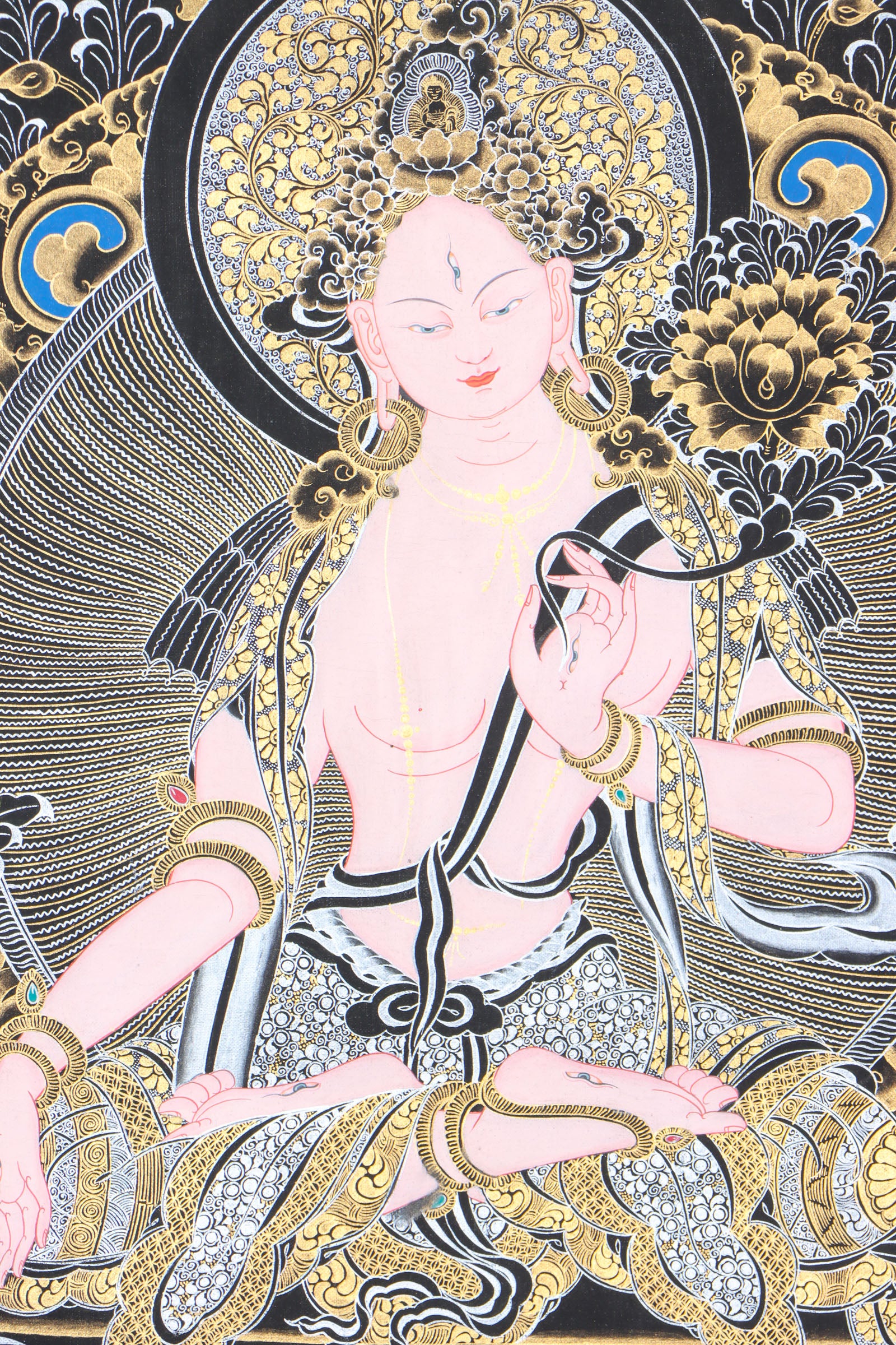 White Tara Thangka for spirituality.