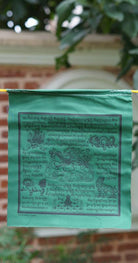 Wind horse prayer flag for spiritual hanging.