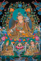Guru Rinpoche Thangka Painting for enlightenment.